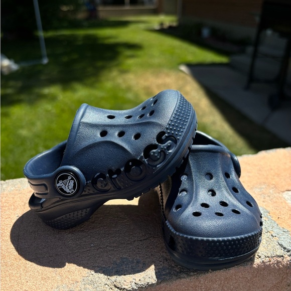 CROCS baby Dark Blue Clogs - Picture 1 of 6